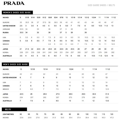 prada size 5|prada women's size chart.